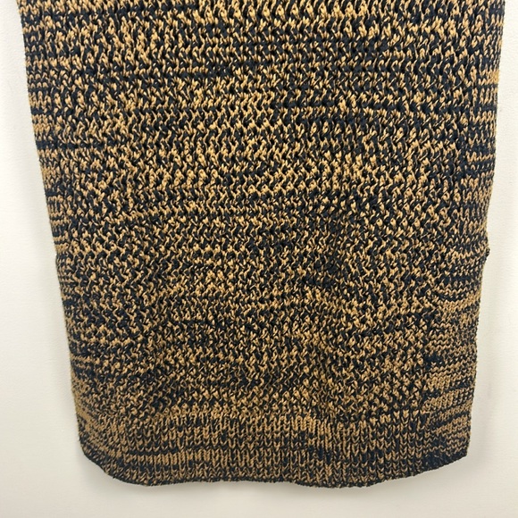 DEREK LAM 10 CROSBY small turtleneck sleeveless black and brown marbled sweater - Picture 10 of 12